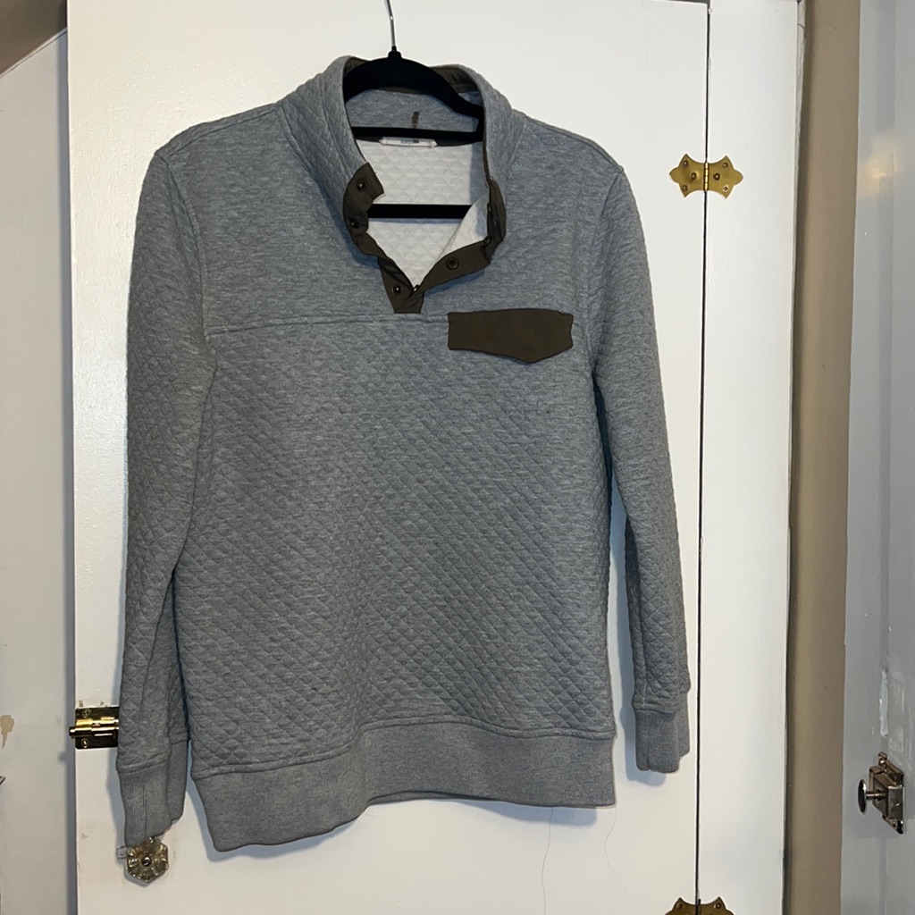 Half Button Pull Over